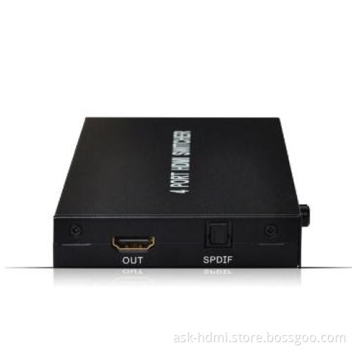 Audio video switcher box 4 input 1 output